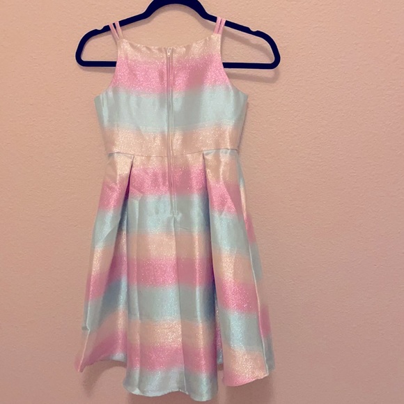 Brand New With Tag girls size 10 sleeveless high low dress - Picture 6 of 8